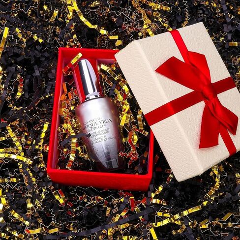 Uptotop 5oz Crinkle Cut Paper Shred Filler for Gift Wrapping Basket Filling, Birthday, Christmas, Thanksgiving, Wedding, Mother's Day (Diamond White) in Kuwait