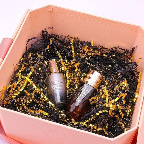 Uptotop 5oz Crinkle Cut Paper Shred Filler for Gift Wrapping Basket Filling, Birthday, Christmas, Thanksgiving, Wedding, Mother's Day (Diamond White) in Kuwait