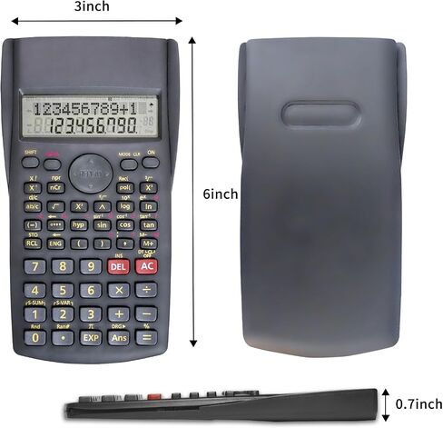 Scientific Calculator 2 Line Multifunction for School Engineering Accounting (YE82MS) in Saudi Arabia