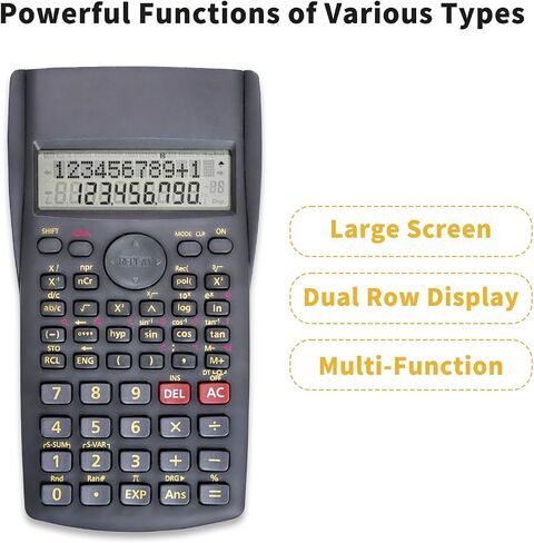 Scientific Calculator 2 Line Multifunction for School Engineering Accounting (YE82MS) in Saudi Arabia