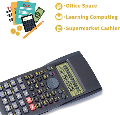 Scientific Calculator 2 Line Multifunction for School Engineering Accounting (YE82MS) in Saudi Arabia