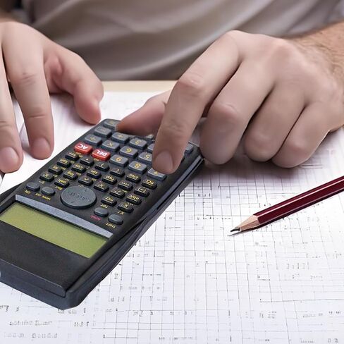 Scientific Calculator 2 Line Multifunction for School Engineering Accounting (YE82MS) in Saudi Arabia