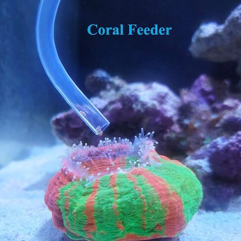 Aquarium Coral Feeder Fish Feeder Waste Clean Tool Manual Cleaner Water Changer Fish Tank Cleaning Tool Siphon Dropper Waste Remover Aquatic Bottom Feeder Pipette Aquarium in Kuwait