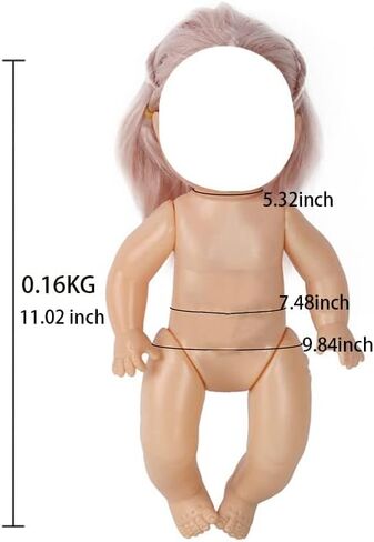 6 Sets Baby Doll Clothes for 10-12 Inch Girl Doll, Doll Clothes Dress Outfits Headbands Accessories fits 10 11 12inch Baby Doll in Saudi Arabia