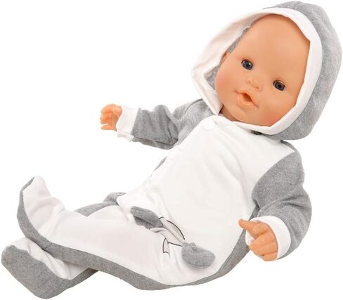 Baby Doll Clothes Casual Cute Handmade Elephant Long-Sleeved Clothing Set Outfit with Hat for 14-17 Inch Dolls Gift Set in Kuwait