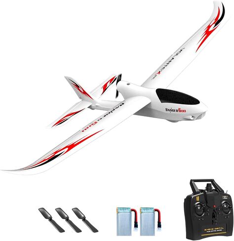 28℃ RC Plane Ranger600 3 Channel RC Airplane Glider Ready to Fly, 2.4GHz 23.62" Wingspan Remote Control Plane with Xpilot Stabilizer,One-Key U-Turn Easy Control for Adults &Kids (76102) in Kuwait