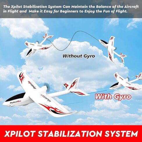 28℃ RC Plane Ranger600 3 Channel RC Airplane Glider Ready to Fly, 2.4GHz 23.62" Wingspan Remote Control Plane with Xpilot Stabilizer,One-Key U-Turn Easy Control for Adults &Kids (76102) in Kuwait