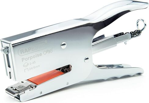 Rapesco R81000A3 Porpoise Staple Plier, 45 Sheet Capacity, Chrome in Saudi Arabia