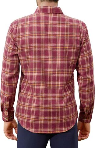 Plaid Mens Flannel Shirts Long Sleeve Dress Shirts for Men Casual Button Down Big and Tall Button Up Shirt in Saudi Arabia
