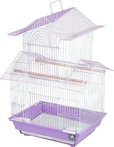 Prevue Hendryx SP1720-4 Shanghai Parakeet Cage, Green and White in Saudi Arabia