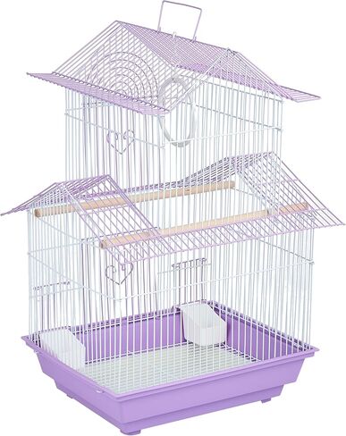 Prevue Hendryx SP1720-4 Shanghai Parakeet Cage, Green and White in Saudi Arabia