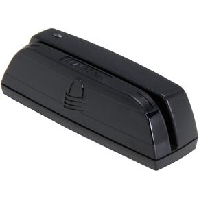 MagTek 21073062 Dynamag Magnesafe Triple Track Magnetic Stripe Swipe Reader with 6' USB Interface Cable, 5V, Black (Renewed)