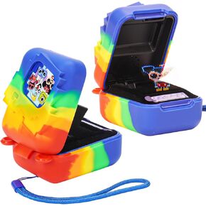 MGZNMTY Silicone Case for Bitzee Disney Interactive Toy Digital Pet and Case, Protective Skin Cover for New Bitsy Electronic Virtual Pet (Dsn Blue)