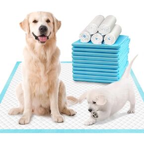 Extra Large Dog Pads 30"x26" (40 Count), Thicker Pet Training and Puppy Pads, Super Absorbent Pee Pads for Dogs, Leakproof Dog Potty Training Pads for Puppies, Cats, Rabbits, Pet Pee Pads XL