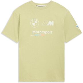 PUMA Men's Standard BMW MMS ESS Logo Tee, Medium Gray Heather