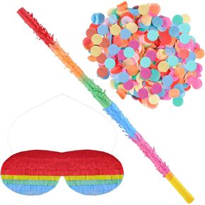 32inch Pinata Sticks, Pinata Sticks with Blindfold and Confetti (32inch)
