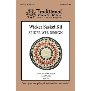 Wicker Basket Kit - Spider Web Design