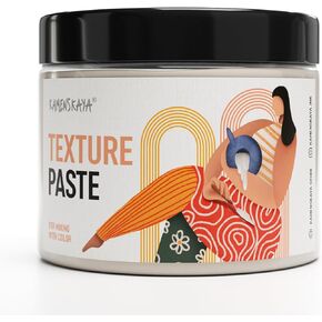 Kamenskaya Texture Paste - Modeling Paste Acrylic Medium for Acrylic Paint - 16.9 fl oz (500 ml)