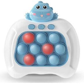 Fast Push Game, Upgraded Pop Fidget Light Up Bubble Handheld Game Toys, Electronic Quick Push Game Fidget Sensory Toys for Autistic Children, Great Birthday for Boys Girls & Teens