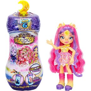 Magic Mixies Pixlings Shimmerverse Series, Create & Mix A Magic Potion to Reveal Tiggz The Tiger Pixling, Watch As This Beautiful 6.5" Fashion Doll Appears Inside The Potion Bottle