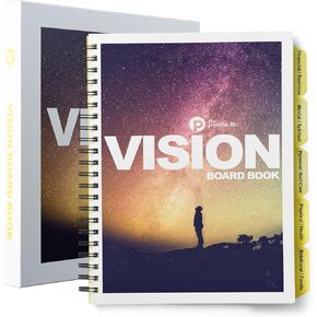 Life Planner, 5 Life Area Vision Boards, 52 Weeks (undated) of Focus for Productivity, Gratitude & Reflection Journal, Intention Setting & Purposeful Manifestation