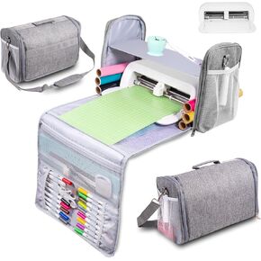 3 In 1 Carrying Case for Cricut Joy Xtra,Dust Cover for Cricut Cutting Machine,Cricut Joy Xtra Accessories Tote Bag,Fully Open Designed Storage bag,Compatible with Cricut Joy Xtra Tools and Supply