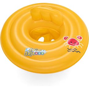 Bestway Swimming Float Inflatable for Infants | Round 3-Ring Inflatable Baby Boat Float for Toddlers Boys and Girls, Ages 0-12 Months