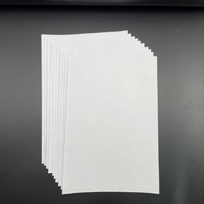 Sticky Printable Water Soluble Embroidery Stabilizer, 10PCS A4 (30x21cm) Medium Weight Paper Stabilizer for Hand & Machine Embroidery (10pcs / Pack)