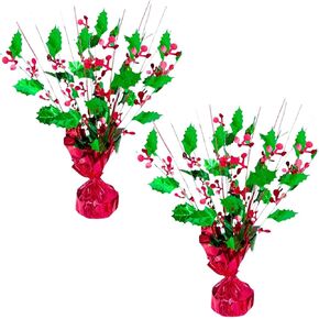 ALISSAR 2-Pack Snowflake Centerpieces-Holiday Table Decorations for Home Decor Birthday during Christmas