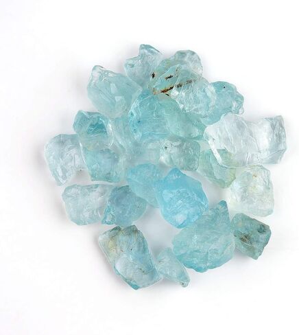 50cts Natural Raw Blue Sapphire Gemstones, Rough Sapphire Healing Crystals, Energy Stone, Jewelry Making Handcrafts, Birthstone, Blue Gemstones and Crystals, Assorted Loose Stones in Kuwait