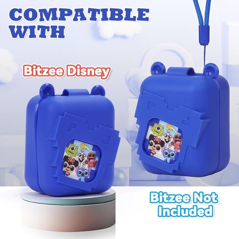 MGZNMTY Silicone Case for Bitzee Disney Interactive Toy Digital Pet and Case, Protective Skin Cover for New Bitsy Electronic Virtual Pet (Dsn Blue) in Saudi Arabia
