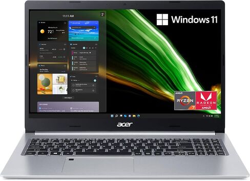 Acer Aspire 5 A515-45-R8K1 Slim Laptop | 15.6" Full HD IPS | AMD Ryzen 7 5700U Octa-Core Mobile Processor | AMD Radeon Graphics | 8GB DDR4 | 512GB NVMe SSD | WiFi 6 | Backlit KB | Windows 11 Home in Saudi Arabia
