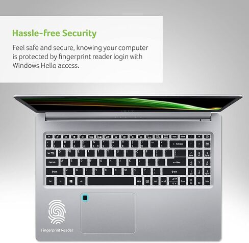 Acer Aspire 5 A515-45-R8K1 Slim Laptop | 15.6" Full HD IPS | AMD Ryzen 7 5700U Octa-Core Mobile Processor | AMD Radeon Graphics | 8GB DDR4 | 512GB NVMe SSD | WiFi 6 | Backlit KB | Windows 11 Home in Saudi Arabia