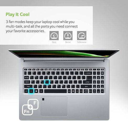 Acer Aspire 5 A515-45-R8K1 Slim Laptop | 15.6" Full HD IPS | AMD Ryzen 7 5700U Octa-Core Mobile Processor | AMD Radeon Graphics | 8GB DDR4 | 512GB NVMe SSD | WiFi 6 | Backlit KB | Windows 11 Home in Saudi Arabia