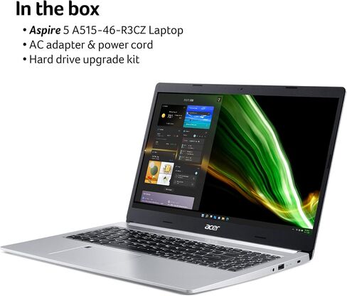 Acer Aspire 5 A515-45-R8K1 Slim Laptop | 15.6" Full HD IPS | AMD Ryzen 7 5700U Octa-Core Mobile Processor | AMD Radeon Graphics | 8GB DDR4 | 512GB NVMe SSD | WiFi 6 | Backlit KB | Windows 11 Home in Saudi Arabia