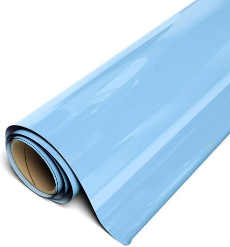 Siser EasyWeed Stretch Matte HTV مقاس 11.8 بوصة × 15 قدمًا - (أبيض - HEX #EFF0F1) in Kuwait
