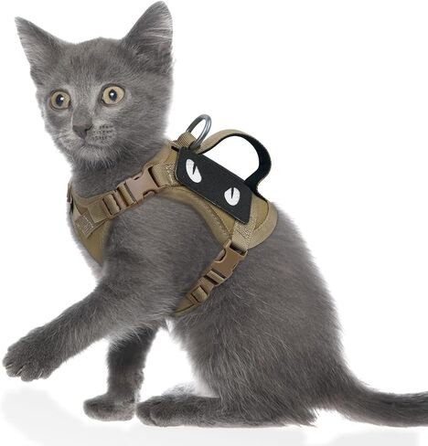 cat Vest Harness Walking Escape Proof Easy Control Handle for Small Large Kitten Puppy Vest Adjustable Comfort no Pull Outdoor All Weather air mesh Harness XXS xs in Saudi Arabia