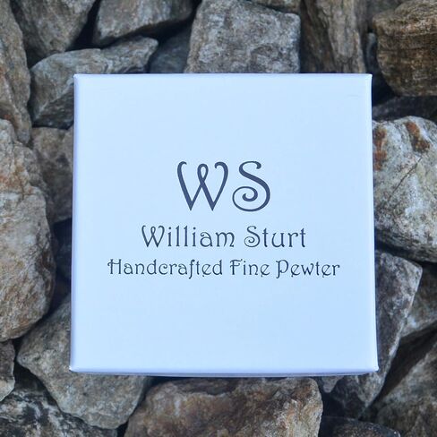 Celtic Scarf Ring, Deep Celtic Braid Scarf Ring, Handmade, in Fine Pewter, by William Sturt in Saudi Arabia