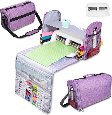 3 In 1 Carrying Case for Cricut Joy Xtra,Dust Cover for Cricut Cutting Machine,Cricut Joy Xtra Accessories Tote Bag,Fully Open Designed Storage bag,Compatible with Cricut Joy Xtra Tools and Supply in Saudi Arabia