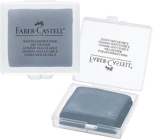 Faber-Castell Kneaded Eraser with Case, Grey in Saudi Arabia