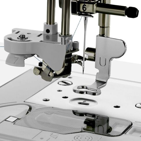 Brother NQ1700E Embroidery Machine, 6" x 10" Field Size, Cuts Jump Stitches, Wireless, Includes BES Lettering Software + Brother Magnetic SAMF180 Hoop + Mr. Vac & Mrs. Sew - Embroidery Magic Video in Saudi Arabia