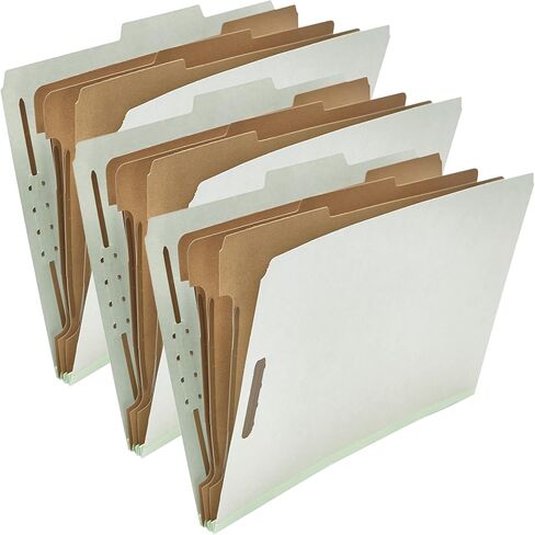 مجلدات تصنيف الألواح المضغوطة ذات الحجم القانوني ذات 3 أقسام و8 أقسام من Universal UNV10296 - أخضر (10/صندوق) in Kuwait