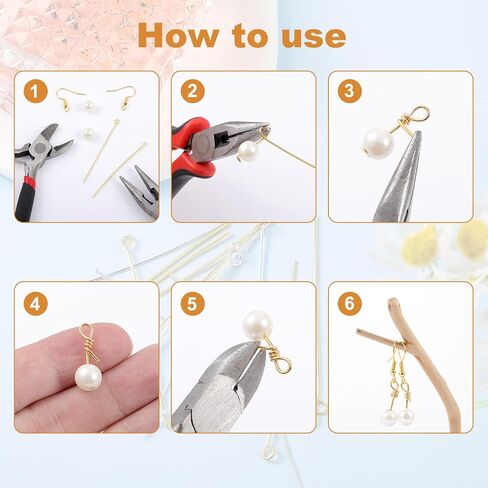 600 Pieces Flat Head Pins Eye Pins for Jewelry Making 2 Inch Straight Head Pins Gold Sliver Jewelry Making Pin Ball Headpins Findings for Craft Earring Bracelet Jewelry Making DIY Accessories Supplies in Saudi Arabia