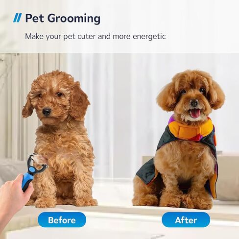 Cat & Dog Brush for Shedding and Dematting,Double-Sided Pet Hair Removal Tool With Metal Comb to Reduce Shedding and Remove Mats,Pet Grooming Brush for Small, Medium Dogs and Cats,Purple in Saudi Arabia