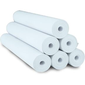 NYEAR 6 Rolls A4 Quick-dry Thermal Paper (210mm/8.27"width/7.6m long,Φ1.18") for portable printer,thicker brighter and the font is clearer to make the printing quality better, (1 roll-27 Sheets)