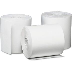 Universal UNV35763 3.13 in. x 230 ft. Direct Thermal Printing Paper Rolls - White (50/Carton)