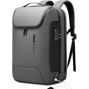 BANGE Men's Anti-Theft Backpack,Waterproof Fashion Travel Backpacks,High Tech Backpack with USB3.0 Charging Port,Business Laptop Backpack Fits 17.3 Inch Notebook…