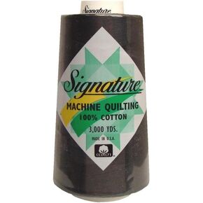 Signature Thread Signature Ctn 3000yd 100% Cotton Quilt Thread 3000 Rail Grey