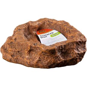 Zilla Bowl Terraced Dish LG, Natural