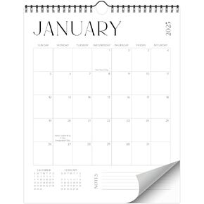 Beautiful 2025-2026 Wall Calendar - Runs from January 2025 until July 2026 – 14.5"x11.5" Office Wall Calendar for Easy Organizing
